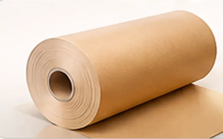 Illustrative kraft paper roll